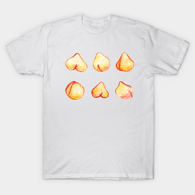 Peaches T-Shirt by slugspoon